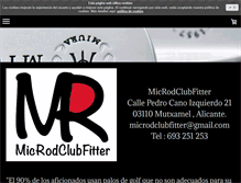 Tablet Screenshot of microdclubfitter.com